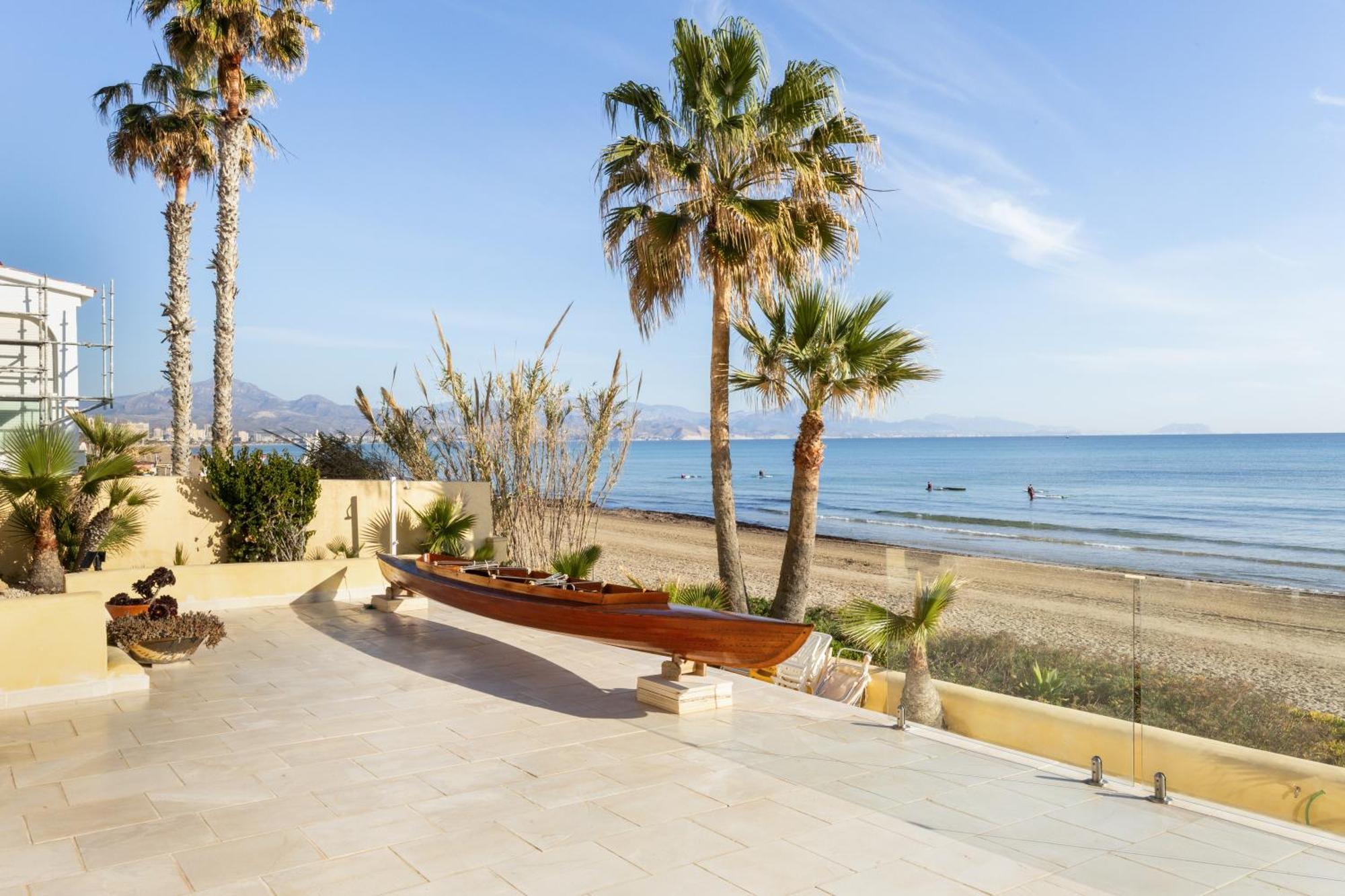 Excepcional Apartamento Amanecer Al Borde De Playa Y Mar, En Chalet Roquetes Alicante Exterior foto